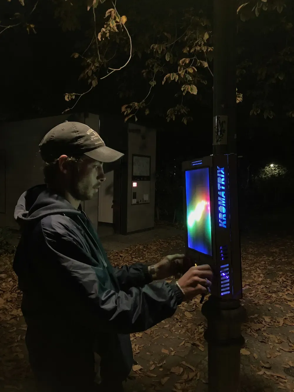 Kromatrix: Digital street art installation